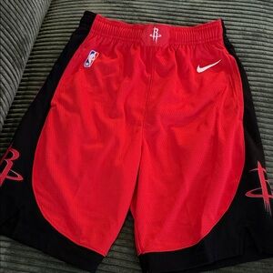 Nike Red and Black Kids Shorts